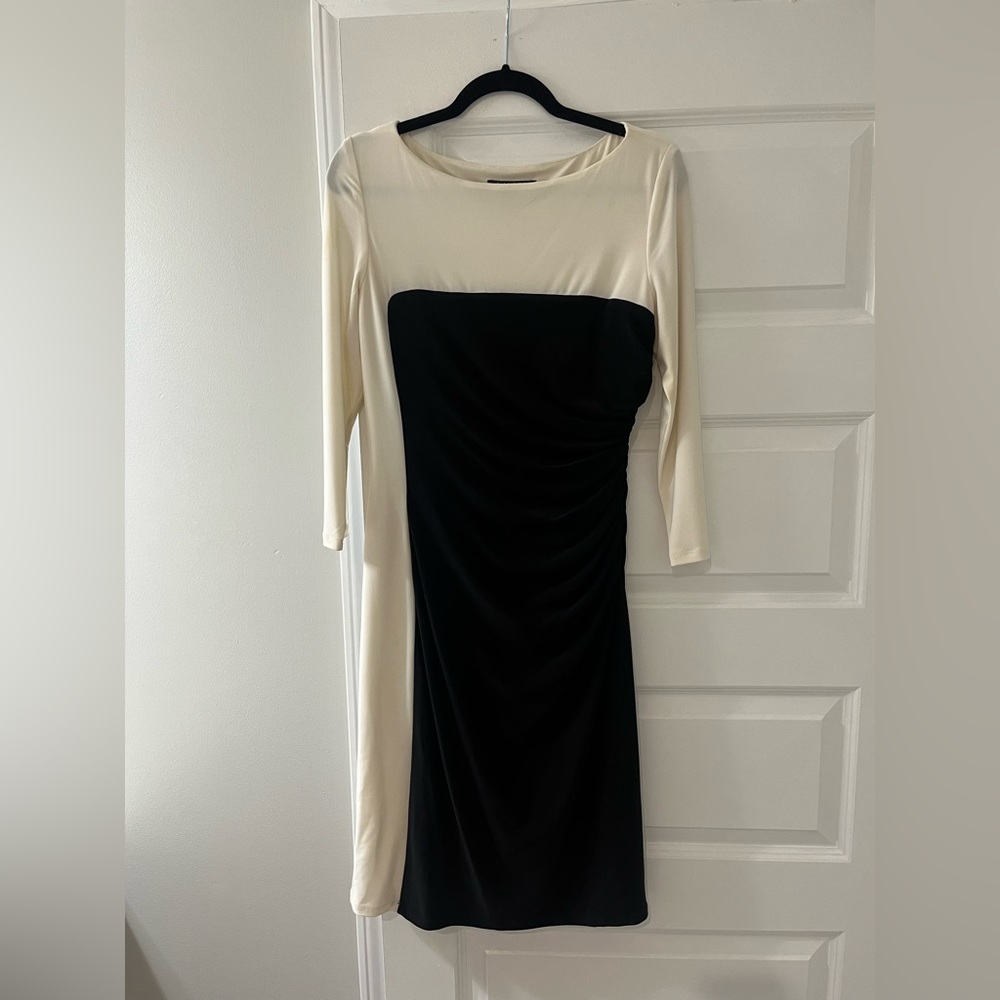 Ralph Lauren asymmetrical winter dress, Size 10